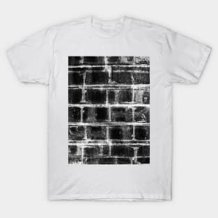 Black and White Brick Wall T-Shirt